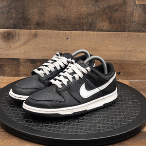 NIKE DUNK LOW GS REVERSE PANDA KIDS ATHLETIC SHOES GYM BLACK WHITE SIZE 6Y